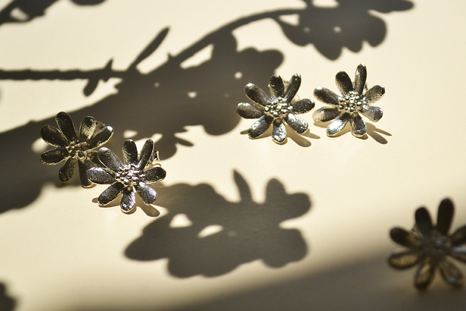 Margarita Small Sterling Silver Studs - Image 4